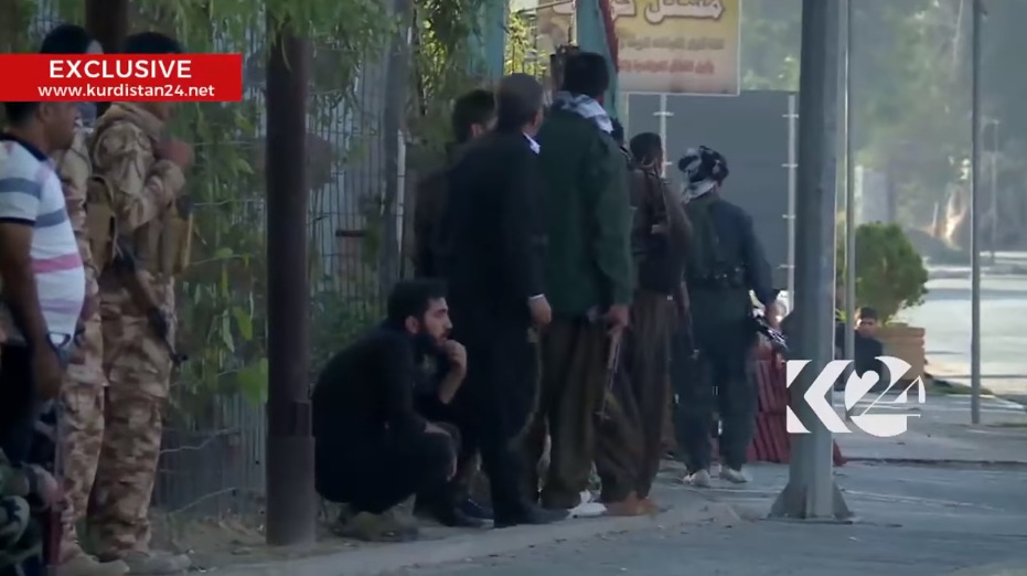 لقطات لكوردستان24 عن هجوم كركوك